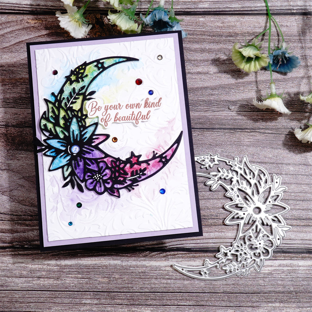 Kokorosa Metal Cutting Dies with Flower Moon