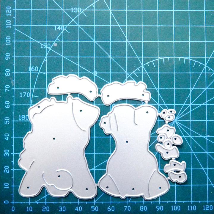 Kokorosa Metal Cutting Dies with Cartoon Dogs