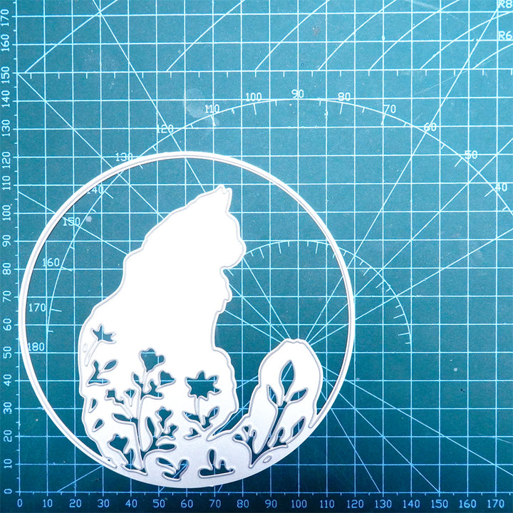 Kokorosa Metal Cutting Dies with Plant Cat