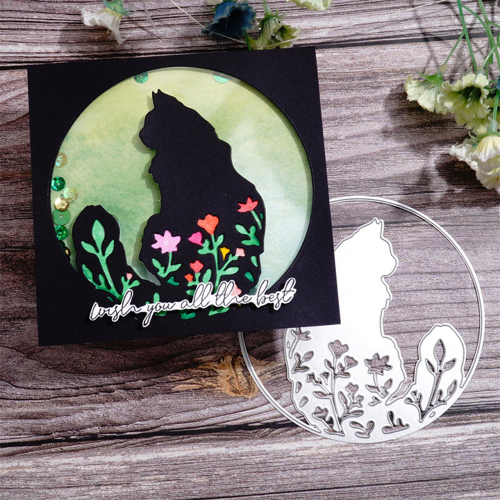 Kokorosa Metal Cutting Dies with Plant Cat
