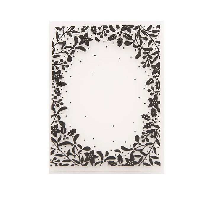 Kokorosa Flower Round Embossing Folder