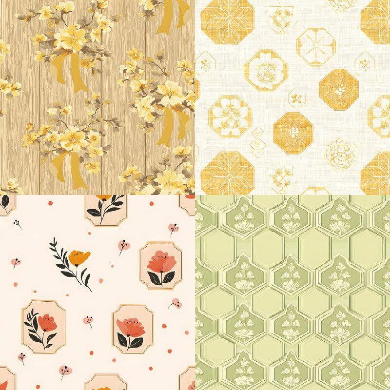 Kokorosa 24PCS 6" Pastel Scrapbook & Cardstock Paper