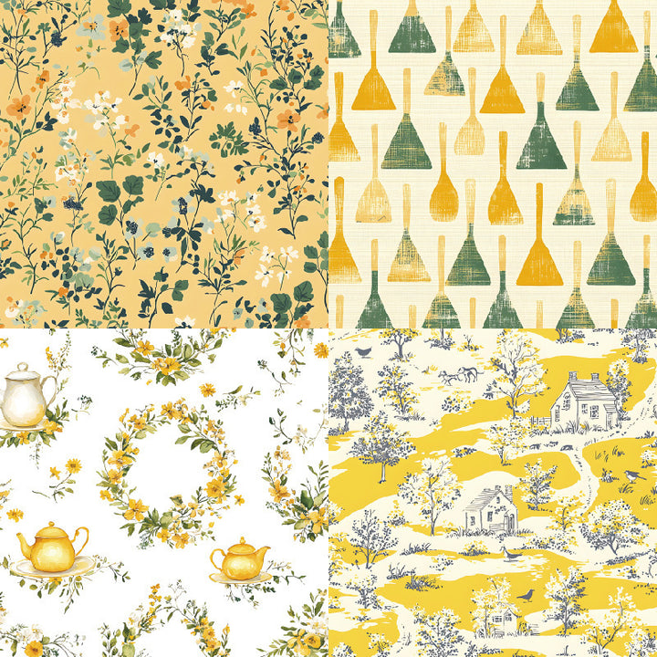 Kokorosa 24PCS 6" Pastel Scrapbook & Cardstock Paper