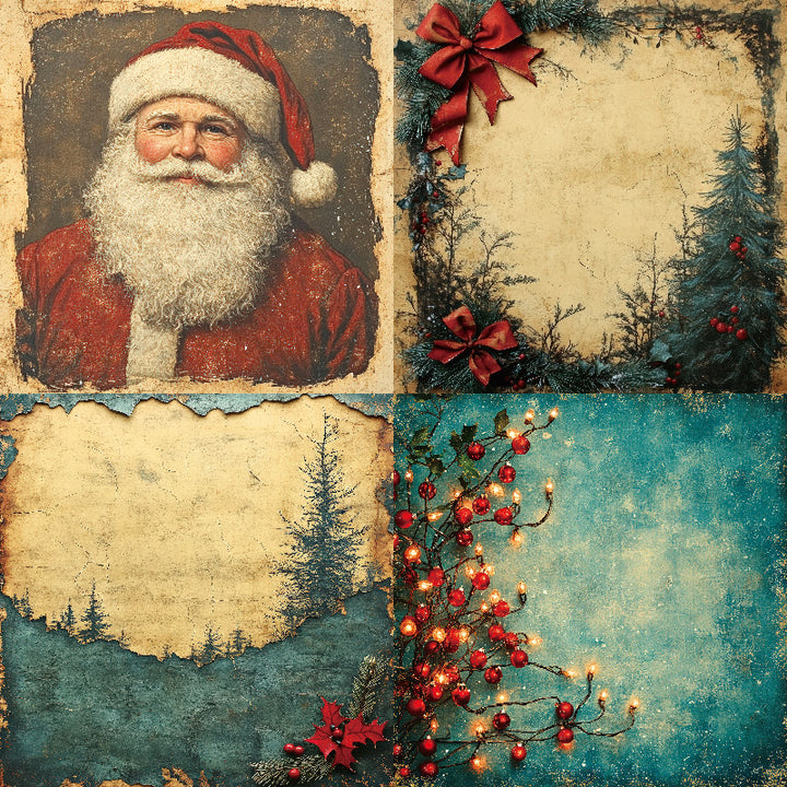 Kokorosa 24PCS 6" Advent Scrapbook & Cardstock Paper