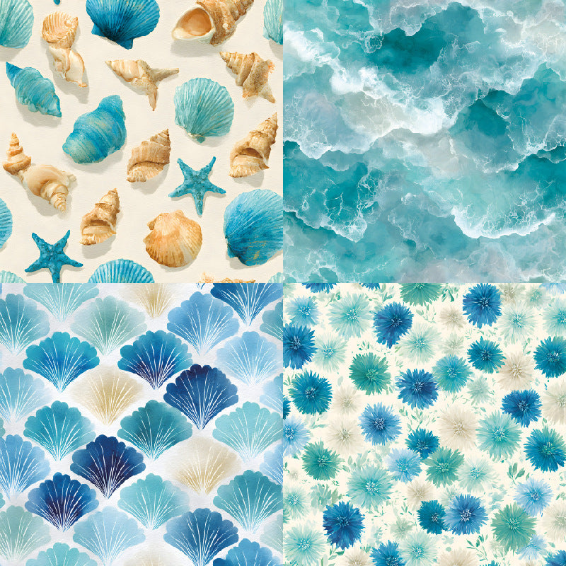 Kokorosa 24PCS 6" Breeze Scrapbook & Cardstock Paper
