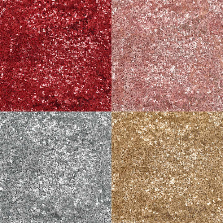 Kokorosa 24PCS 6" Colorful Sequins Scrapbook & Cardstock Paper