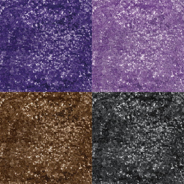 Kokorosa 24PCS 6" Colorful Sequins Scrapbook & Cardstock Paper