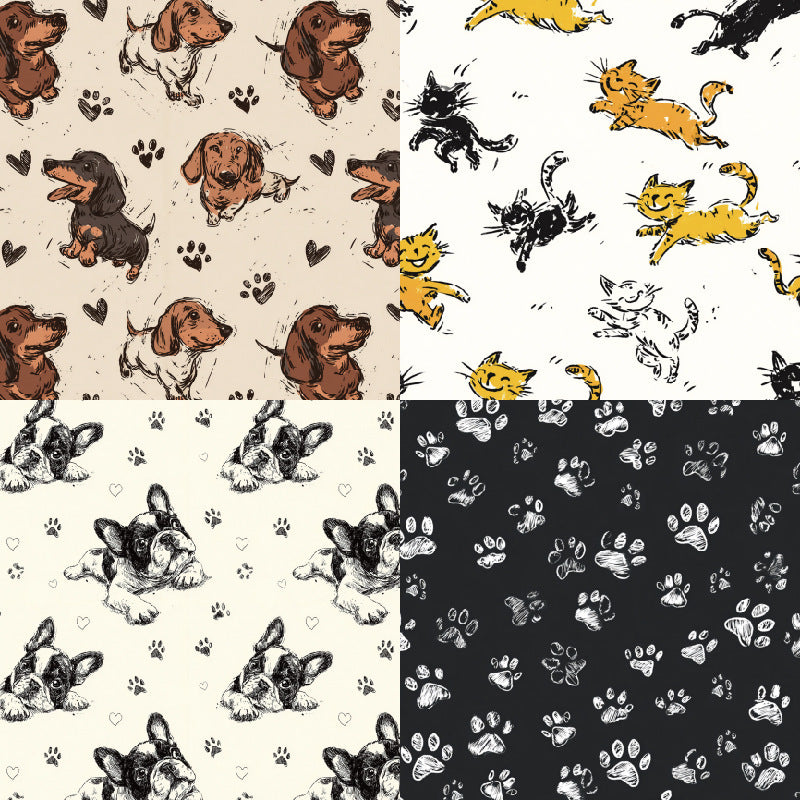 Kokorosa 24PCS 6" Funny Scrapbook & Cardstock Paper