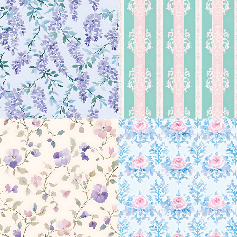 Kokorosa 24PCS 6" Thyme Scrapbook & Cardstock Paper
