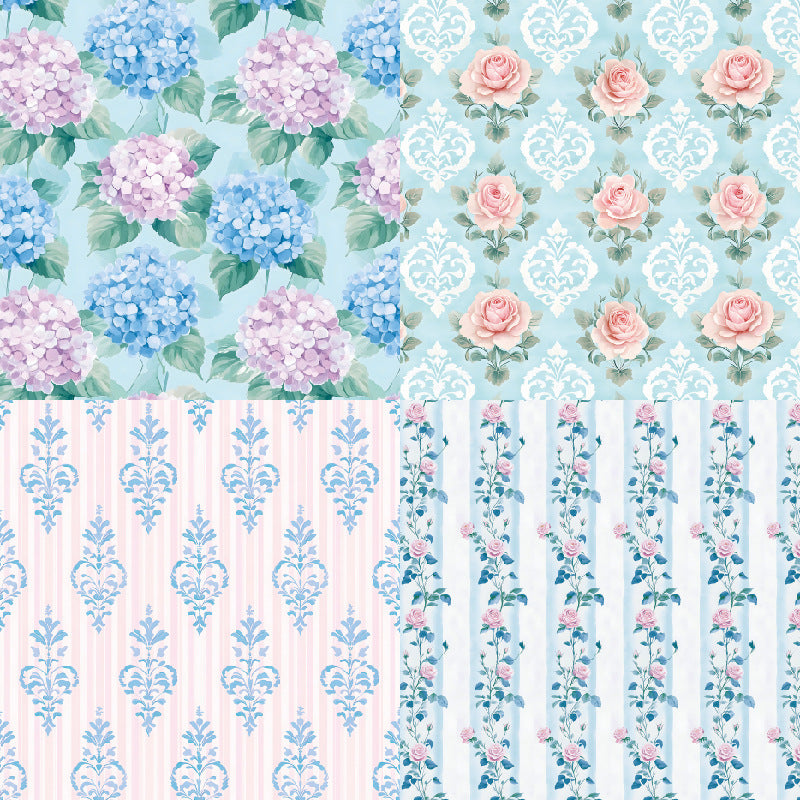 Kokorosa 24PCS 6" Thyme Scrapbook & Cardstock Paper