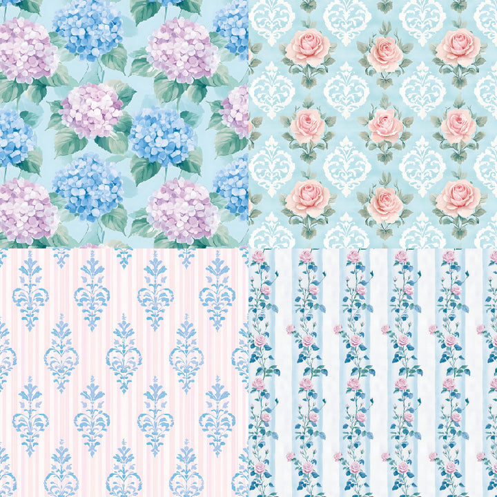 Kokorosa 24PCS 6" Thyme Scrapbook & Cardstock Paper