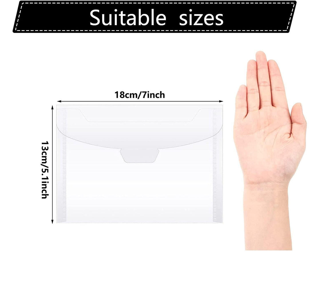 Kokorosa Transparent Filing Envelopes Bag Document Folder and Rubber Magnetic Sheets