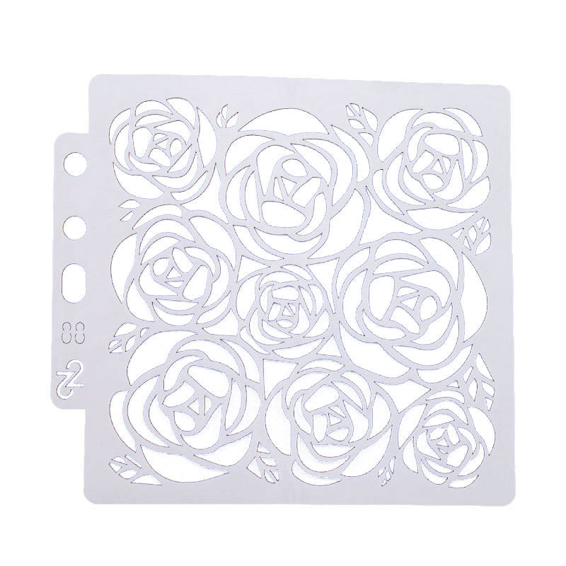 Kokorosa Rose Pattern Painting Stencils