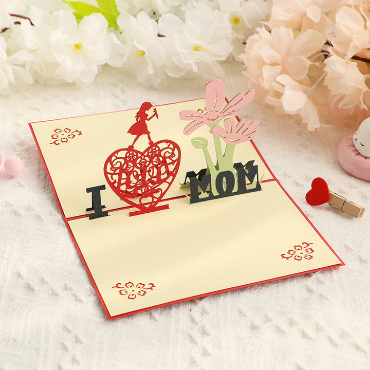 3D Pop Up Mother's Day Greeting Card