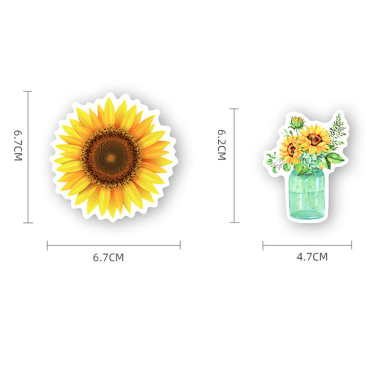 Kokorosa Blossming Flowers Stickers (50pcs)