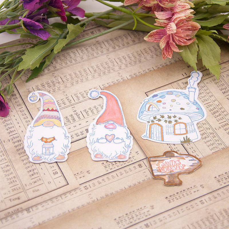 Kokorosa Cute Gnome Christmas Theme Dies with Stamps Set