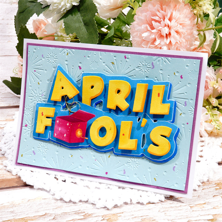 Kokorosa Metal Cutting Dies with  "April Fools" Word