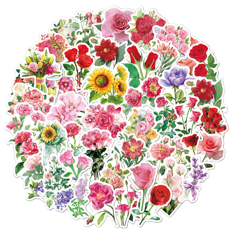 Kokorosa Beautiful Garden Stickers (50pcs)