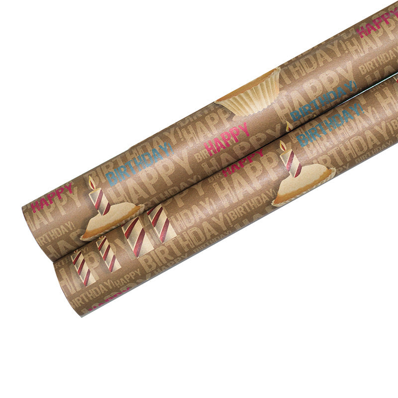 kokorosa Birthday Present Waterproof Wrapping Paper (12 Choices)