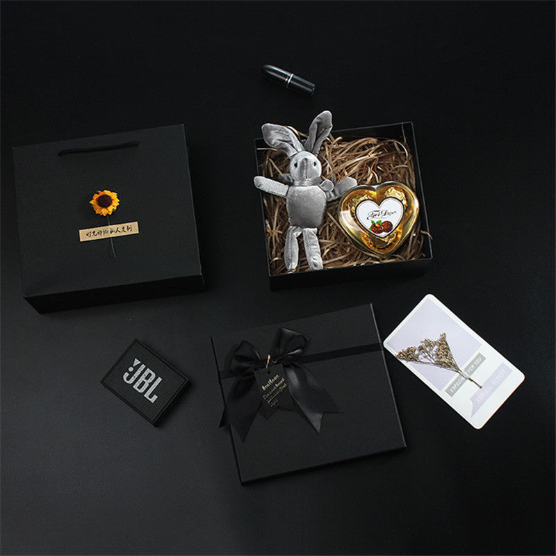 Kokorosa Black Bow Gift Box