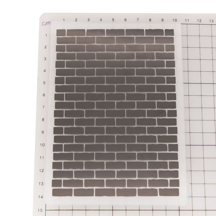 Kokorosa Plastic Bricks Pattern Embossing Folder