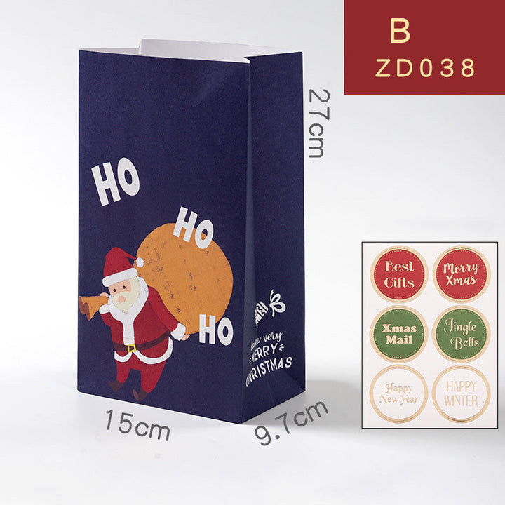 Kokorosa Busy Santa Portable Gift Bags (6Pcs)