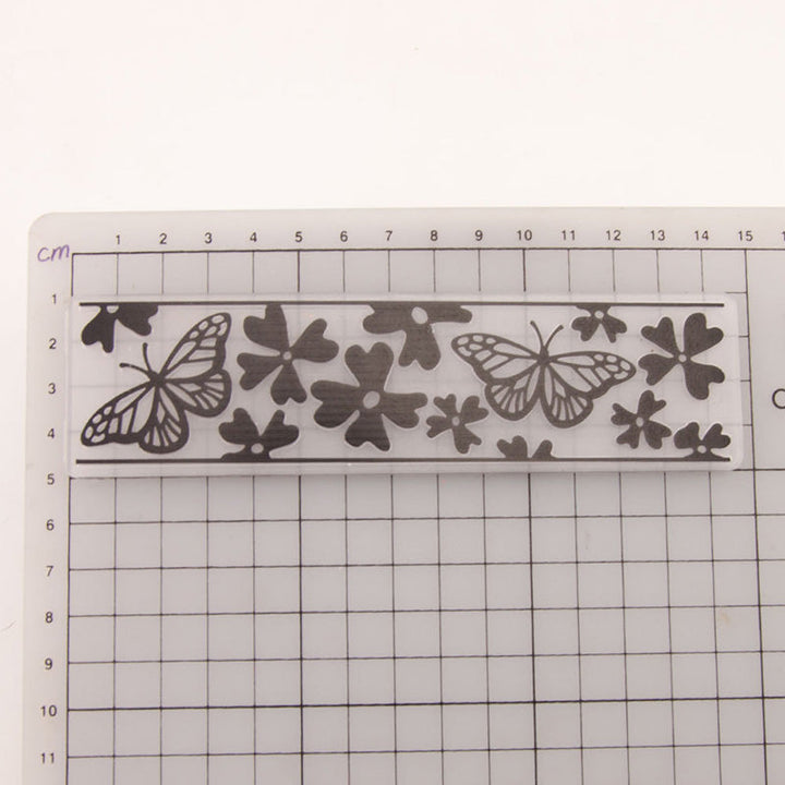 Kokorosa Butterflies and Flowers Plastic Embossing Folder