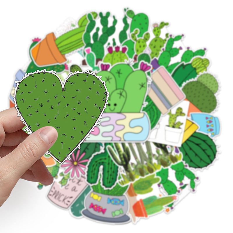Kokorosa Cactus Stickers (50pcs)