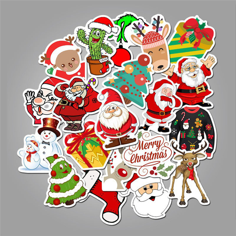 Kokorosa Cartoon Christmas Stickers (50pcs)