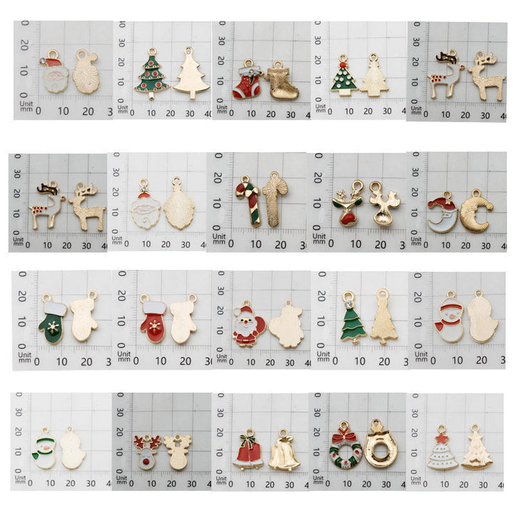 Kokorosa Christmas Drip Alloy Pendant Embellishments