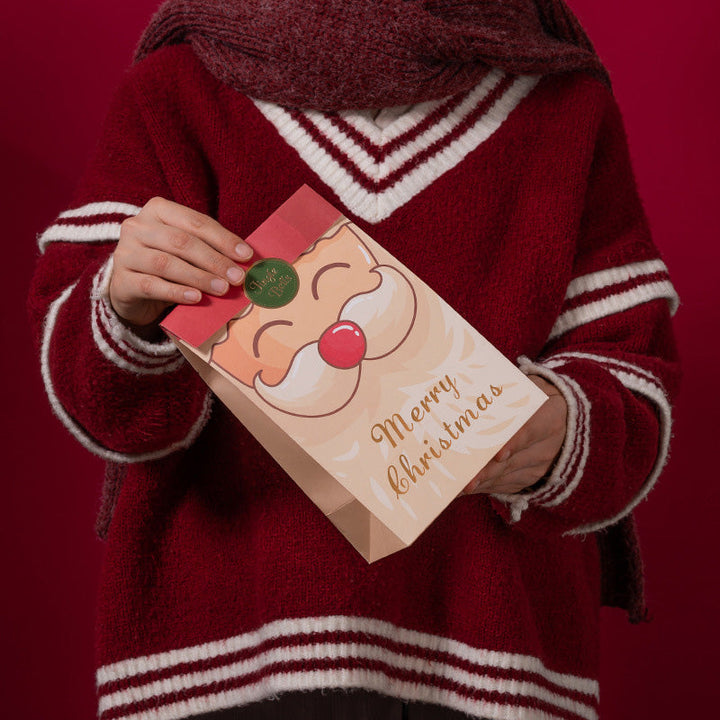 Kokorosa Christmas Gift Bag Portable Gift Bags (6Pcs)