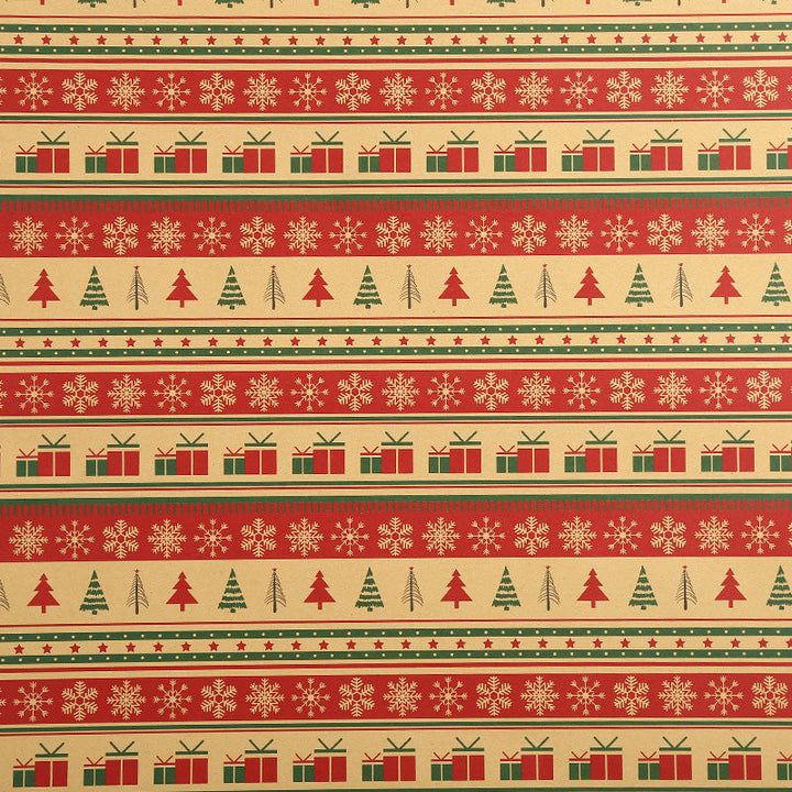 Kokorosa Christmas Red and Green Wrapping Paper (10 Choices)