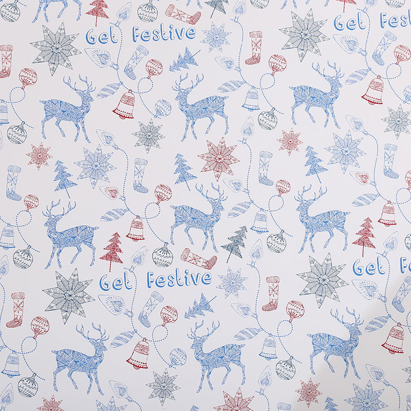 Kokorosa Christmas Red and Green Wrapping Paper (12 Choices)