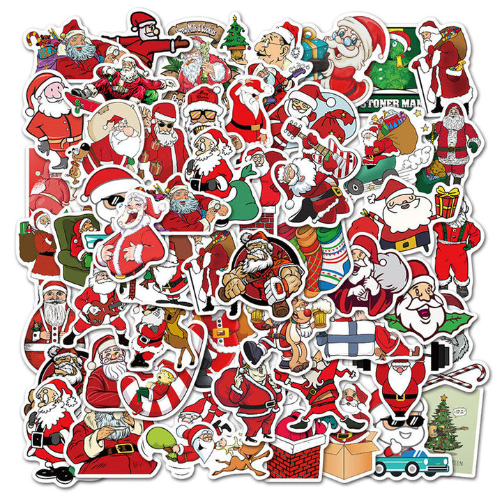 Kokorosa Christmas Sleigh Santa Stickers (50pcs)