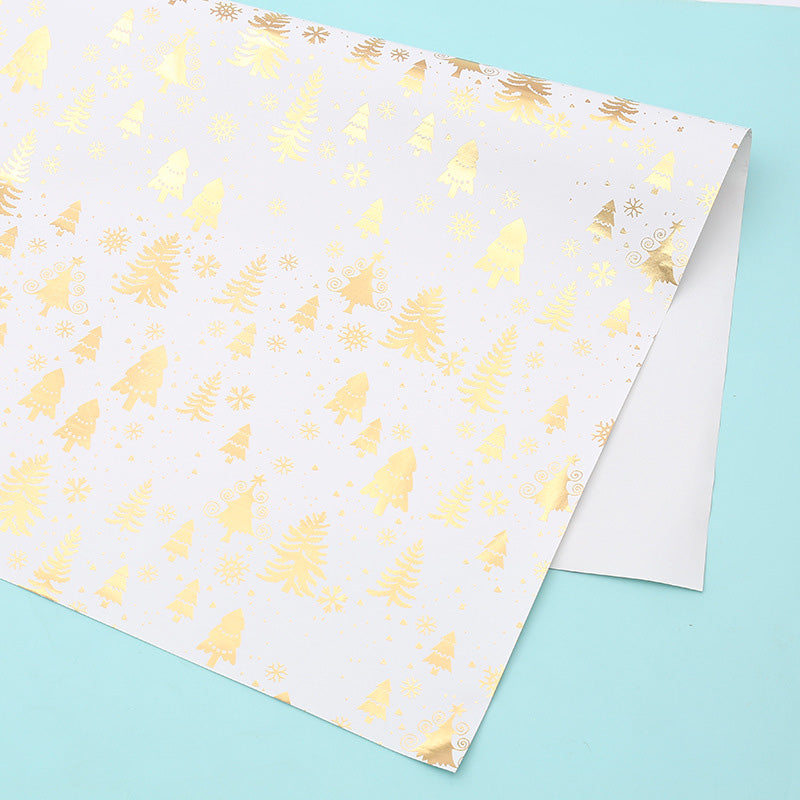 Kokorosa Christmas White Bronzing Wrapping Paper (11 Choices)