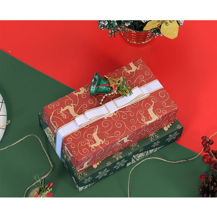 Kokorosa Color-printed Paper Christmas Holiday Gifts Wrapping Paper (8 Choices)