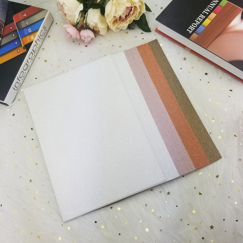 kokorosa Color Flashing Cardboard 4 Colors Cardstock Paper