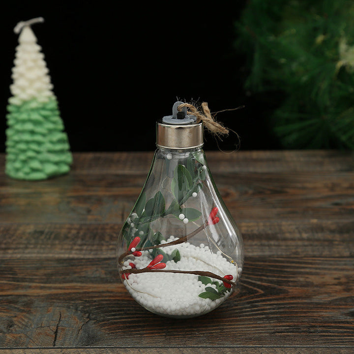 Kokorosa Colorful Light LED Artificial Light Bulb Christmas Tree Decoration Pendant
