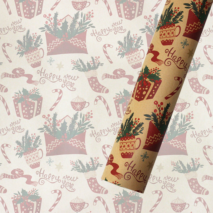 kokorosa Colourful Christmas Wrapping Paper (11 Choices)