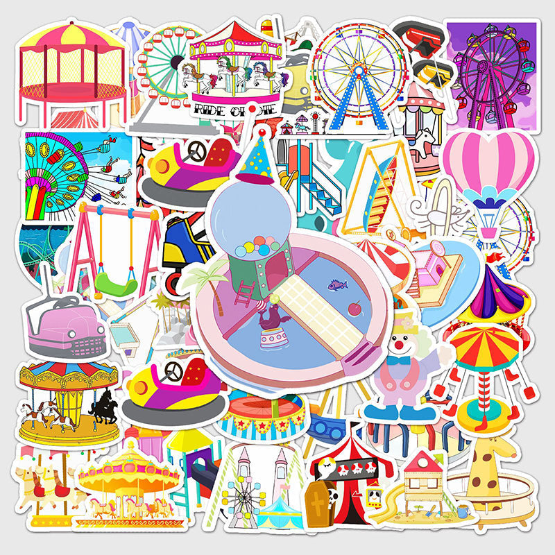Kokorosa Crazy Playground Stickers (48 pcs)