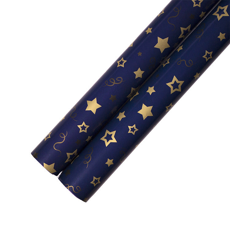 kokorosa Dark Blue Christmas Wrapping Paper (4 Choices)