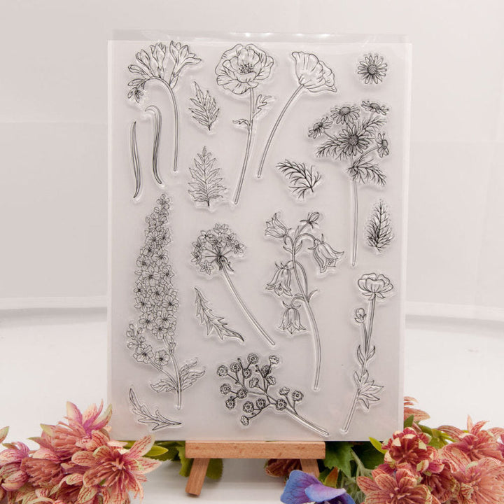 Kokorosa Flower Combination Clear Stamps