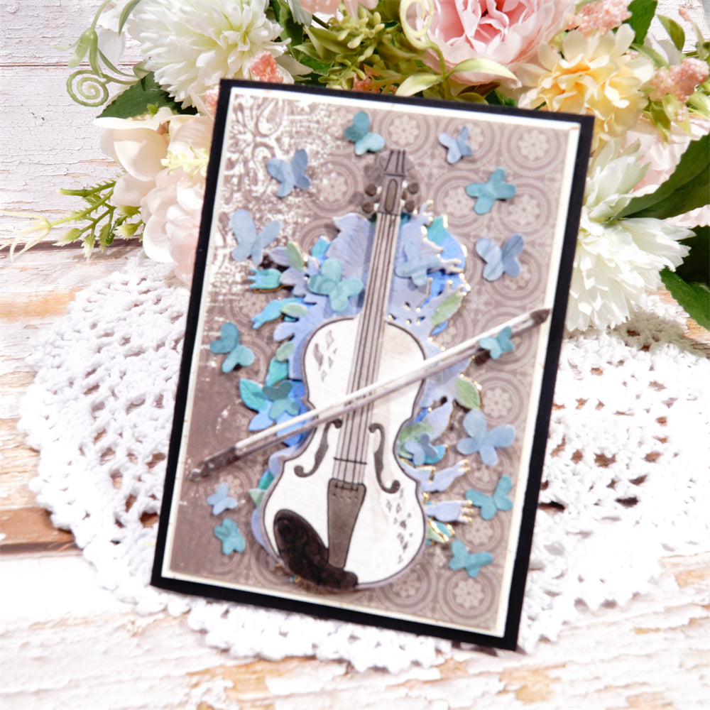 Kokorosa Metal Cutting Dies With Flower Violin