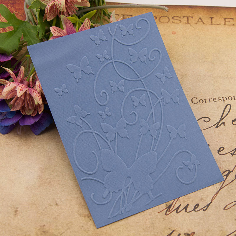 Kwan Crafts Diamond Bubble Plastic Embossing Folders for Card Making  Scrapbooking and Other Paper Crafts, 10.5x14.5cm