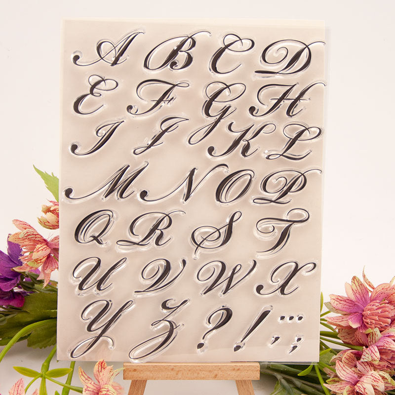 Kokorosa Letter and Symbol Clear Stamps