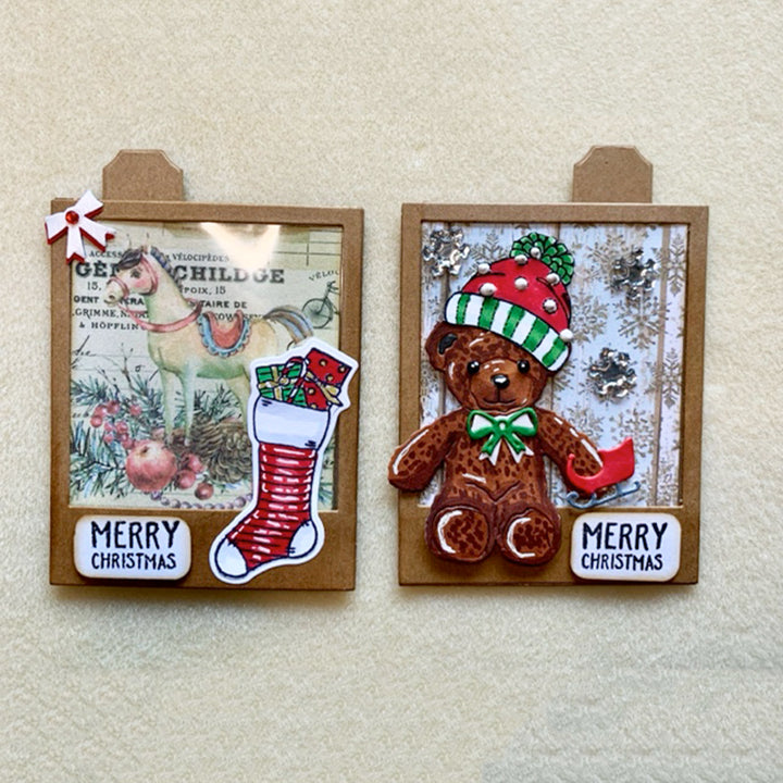 Kokorosa Christmas Gnome Dies with Stamps Set