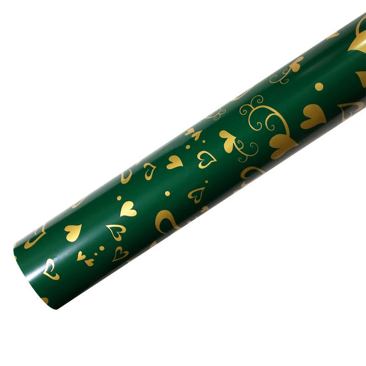 kokorosa Heart Shape Emerald Waterproof Wrapping Paper (4 Choices)