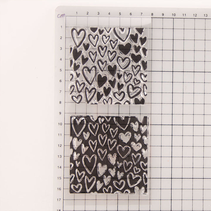 Kokorosa Hearts Clear Stamps