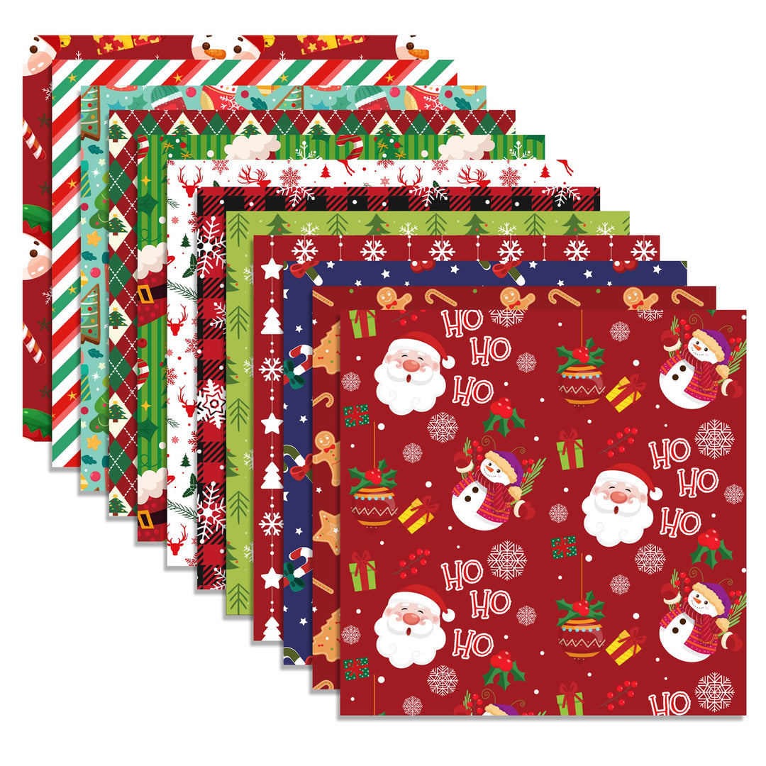 Kokorosa 24PCS 12" Celebrate Christmas Scrapbook & Cardstock Paper