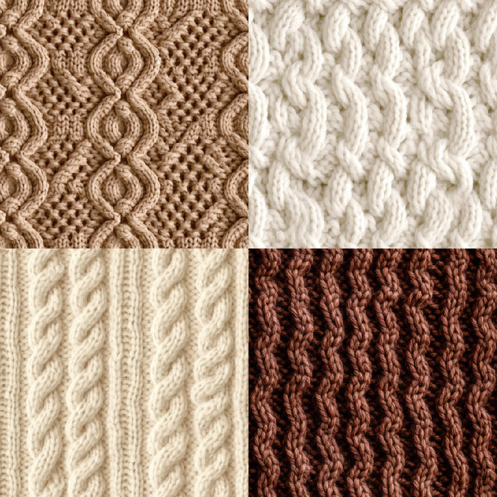 Kokorosa 24PCS 6" Brown Knitting Scrapbook & Cardstock Paper